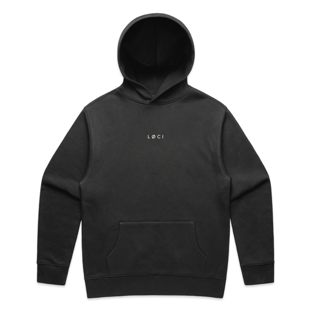 BASE MEN'S HOODIE - VINTAGE BLACK