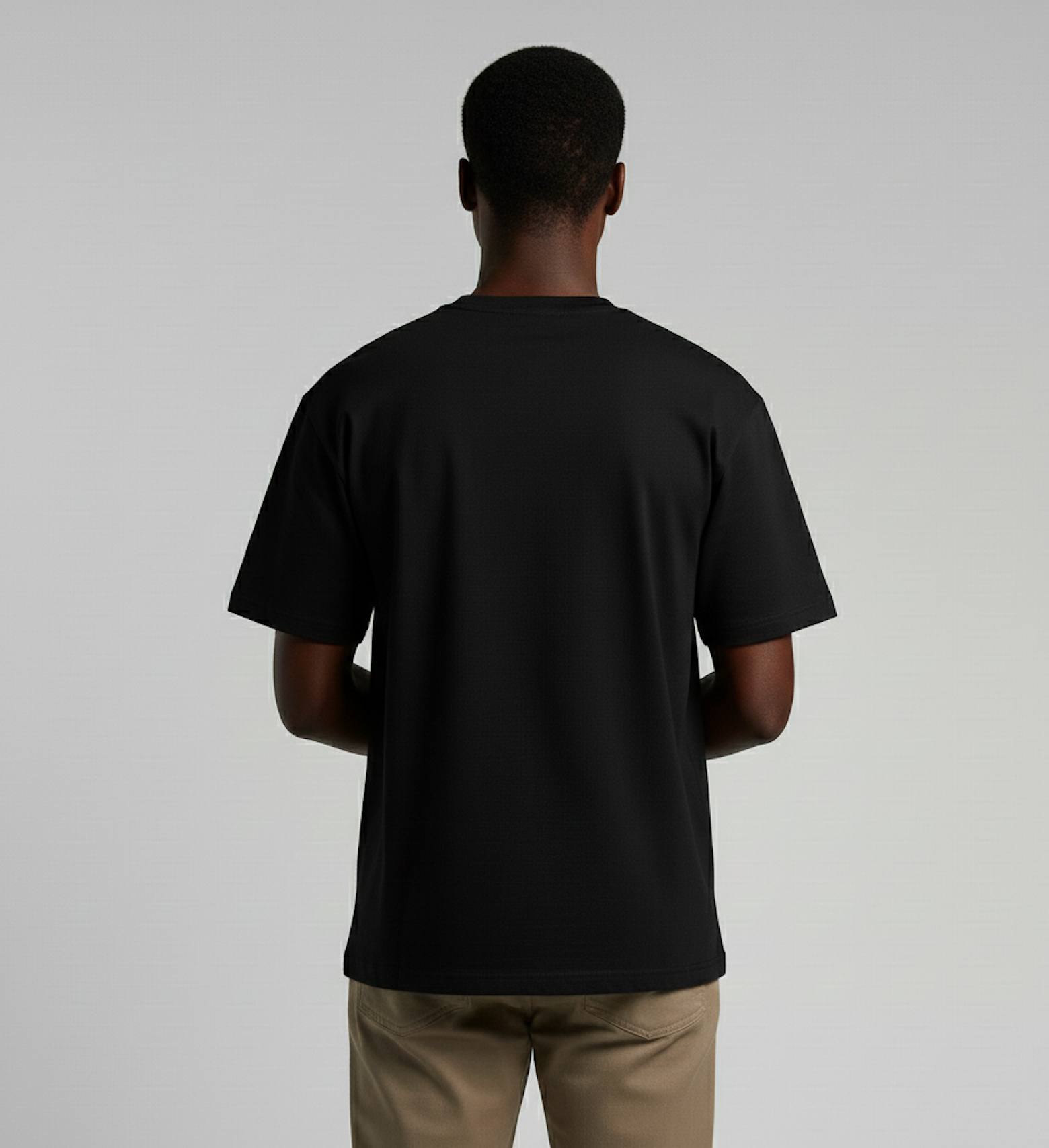 FLOWER MEN'S T-SHIRT - BLACK