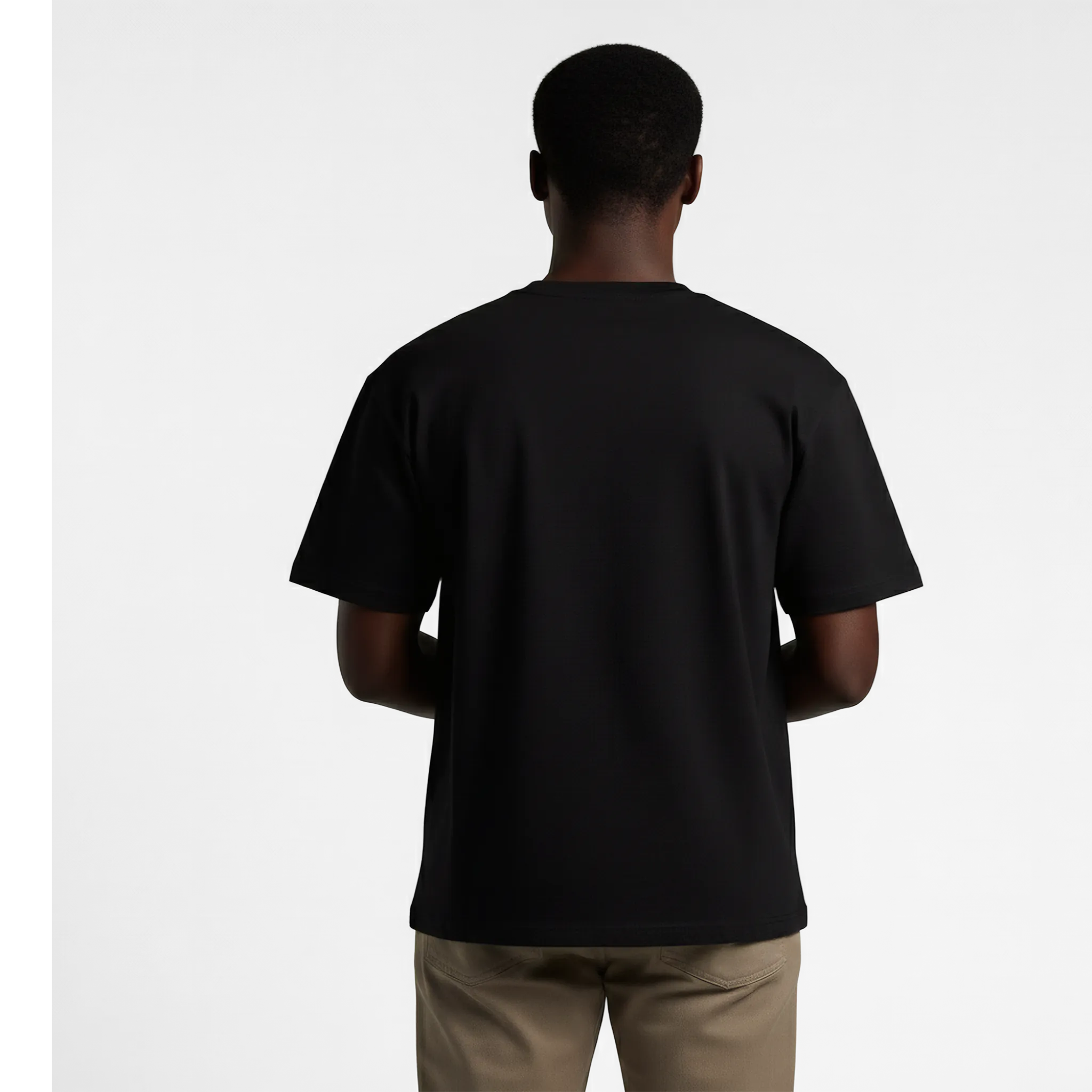 FLOWER MEN'S T-SHIRT - BLACK