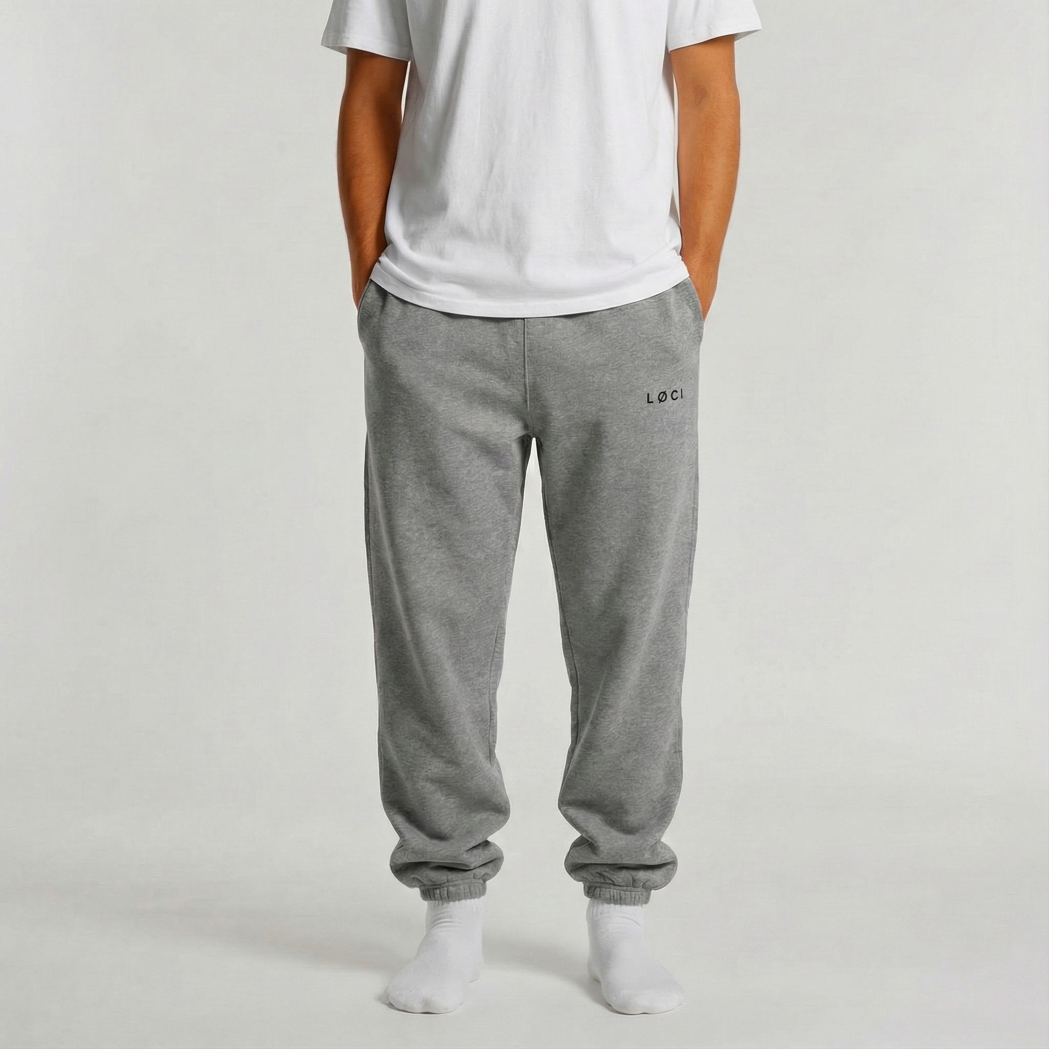 BASE MEN'S SWEATPANTS - ATHLETIC HEATHER