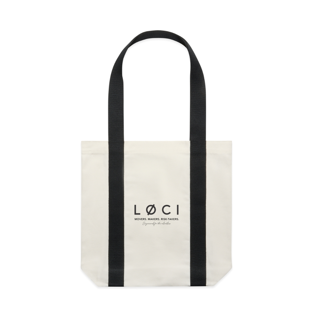 TWO TONE CARRIE TOTE CREAM BLACK