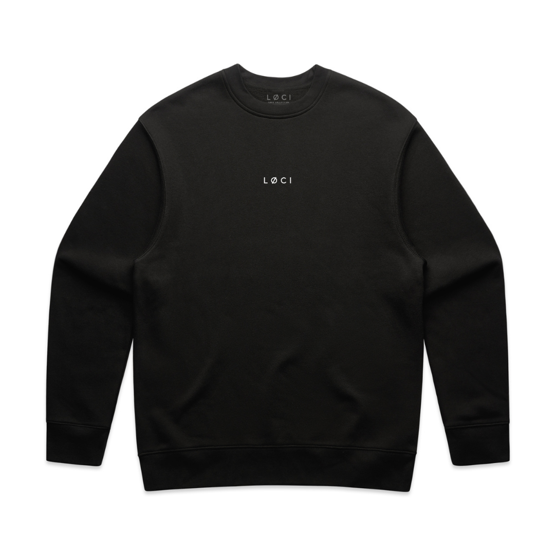 BASE MEN'S SWEATER - BLACK