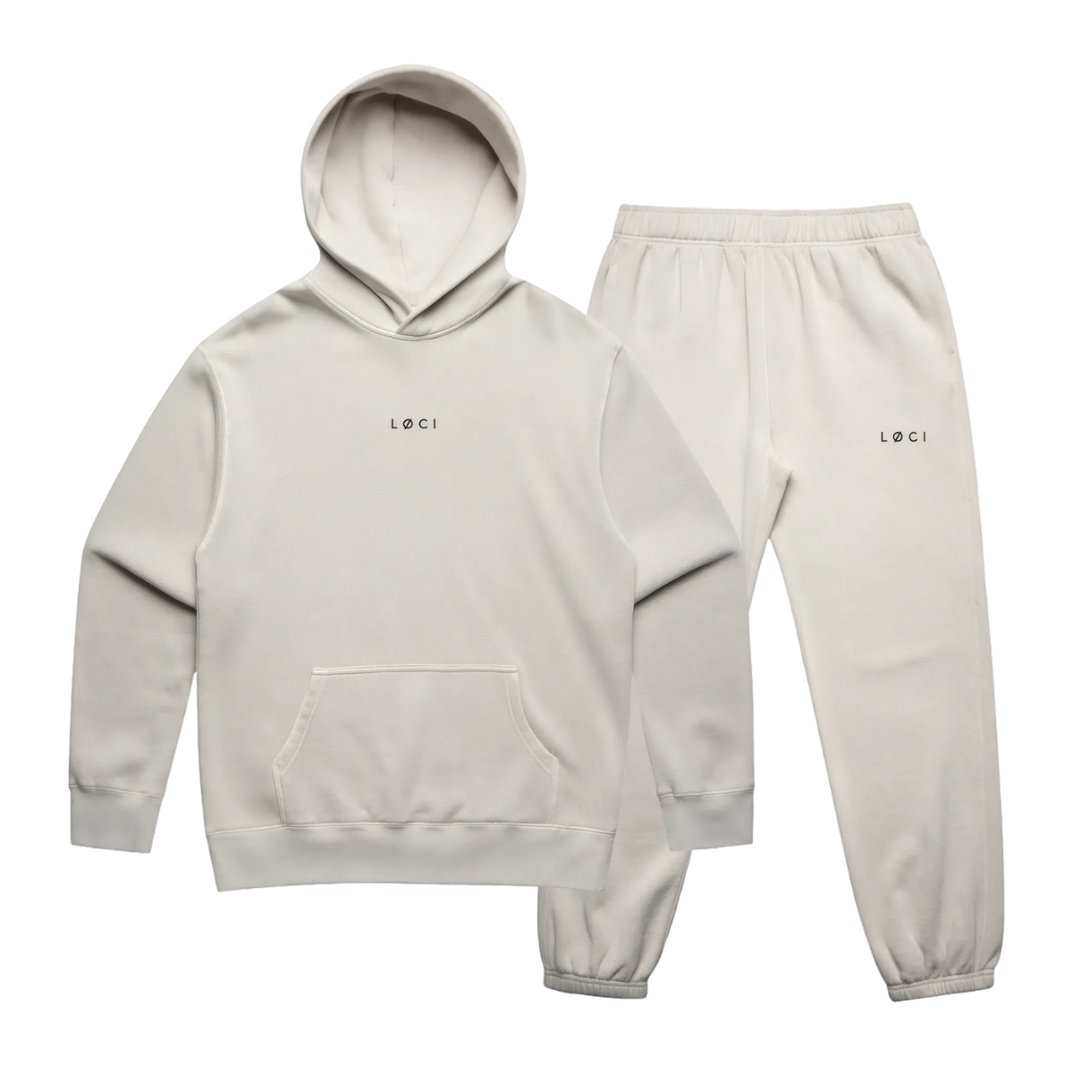 BASE HOODIE SET VINTAGE BONE
