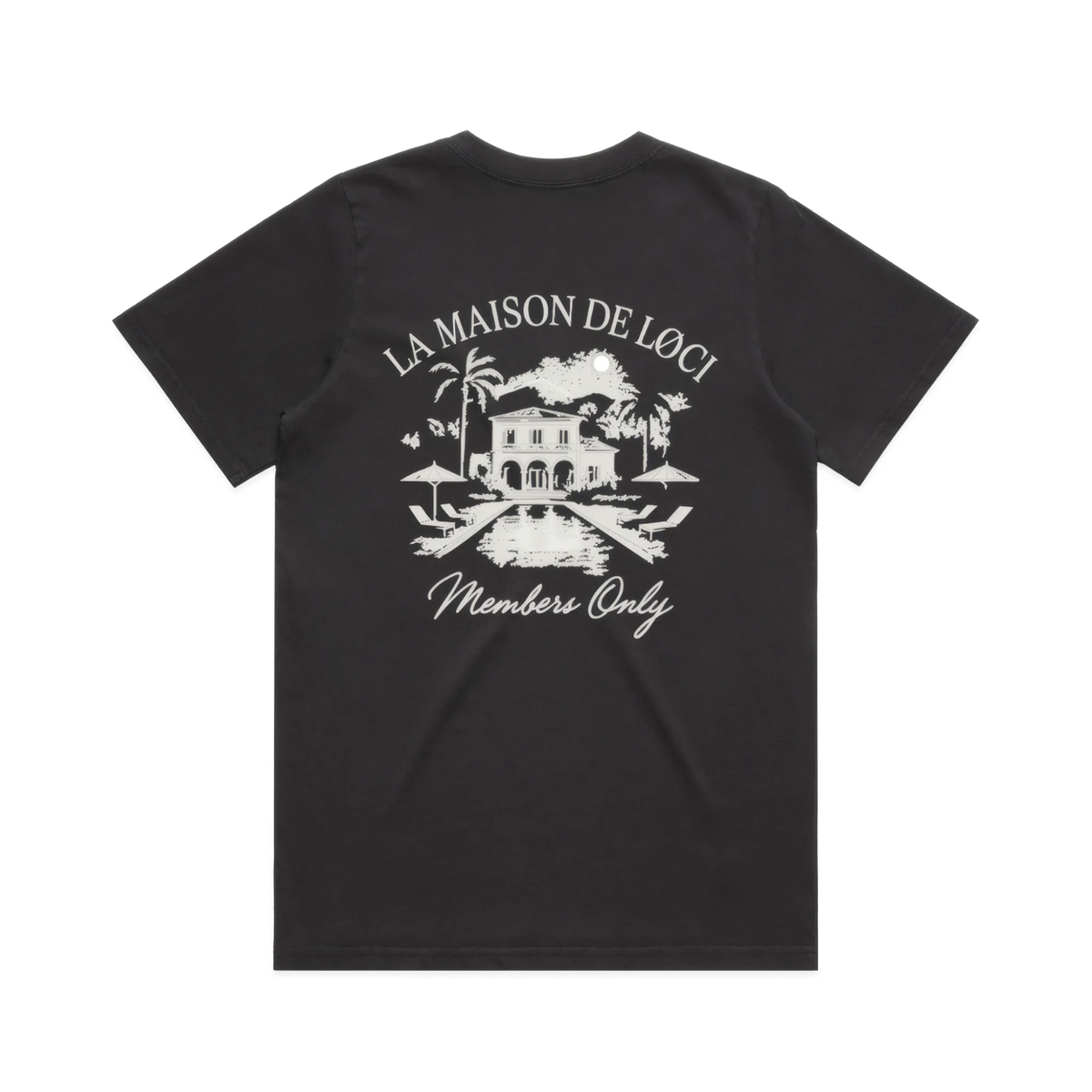 LA MAISON Women's Vintage Black T-Shirt