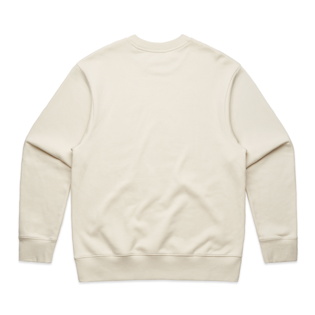 Beige sweatshirt on a white background
