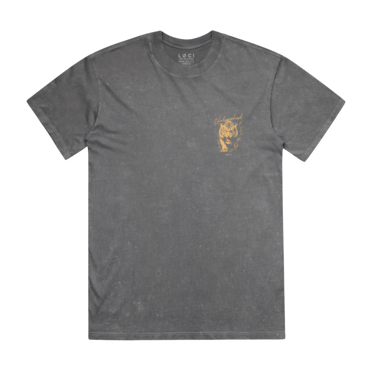 Unleashed Men's T-Shirt in Coal Stone