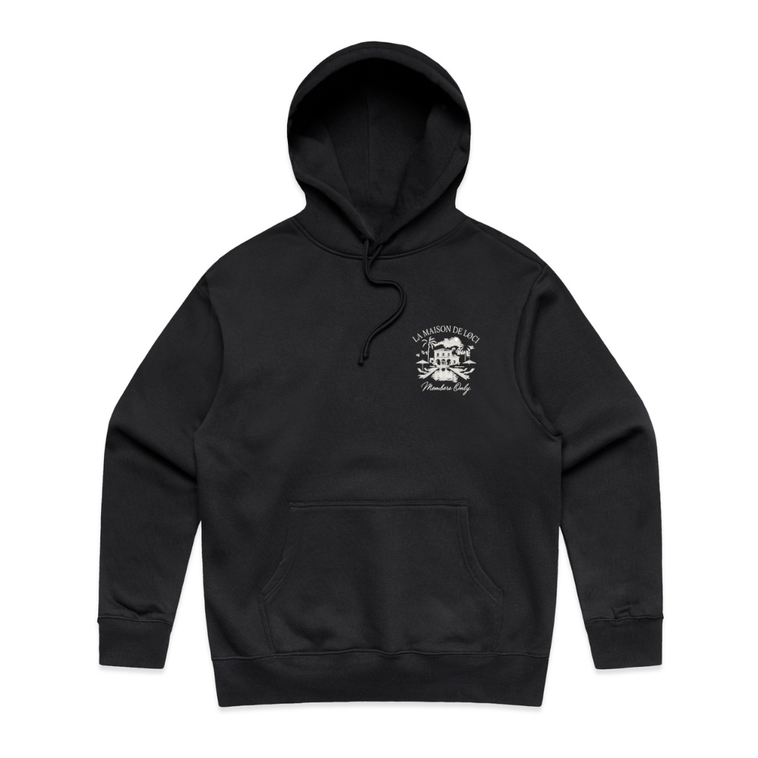LA MAISON HOODIE - BLACK