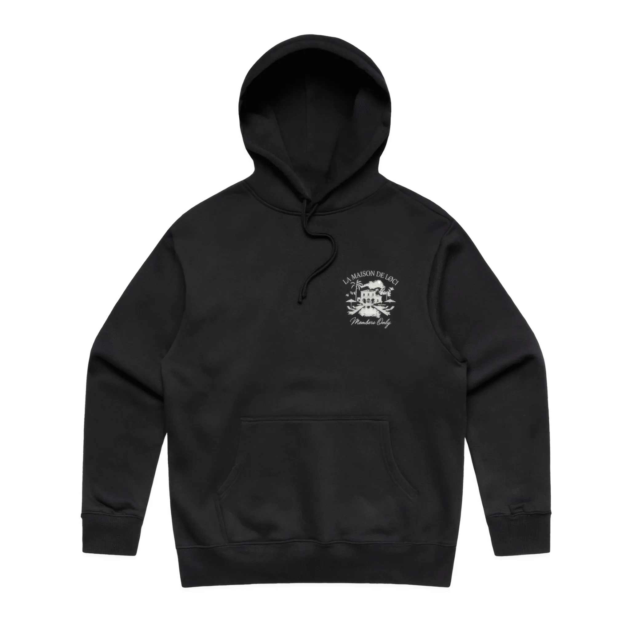 LA MAISON HOODIE - BLACK