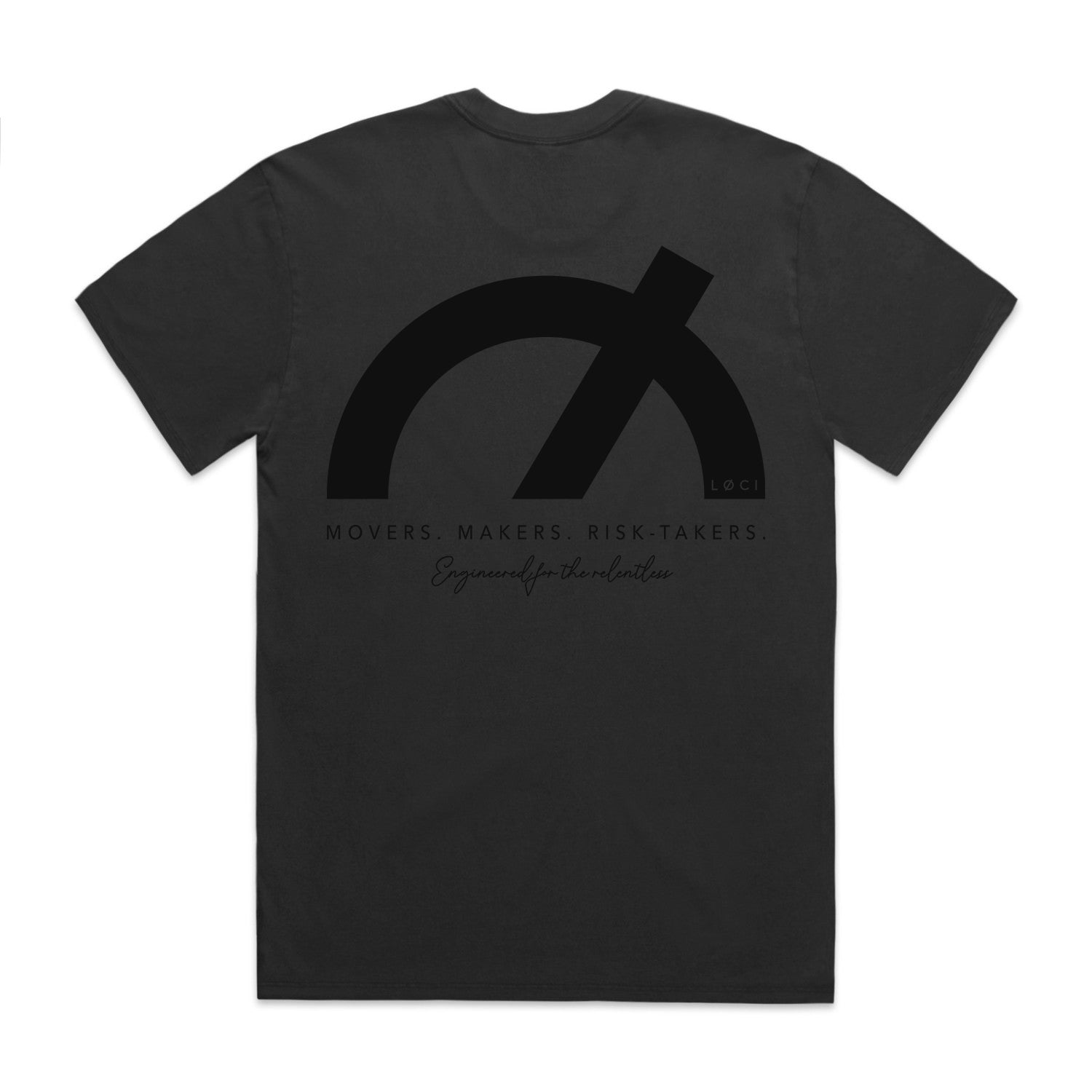 ICØN MEN'S VINTAGE-WASH T-SHIRT - COAL