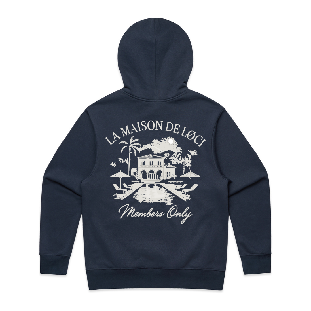 LA MAISON HOODIE - MIDNIGHT BLUE