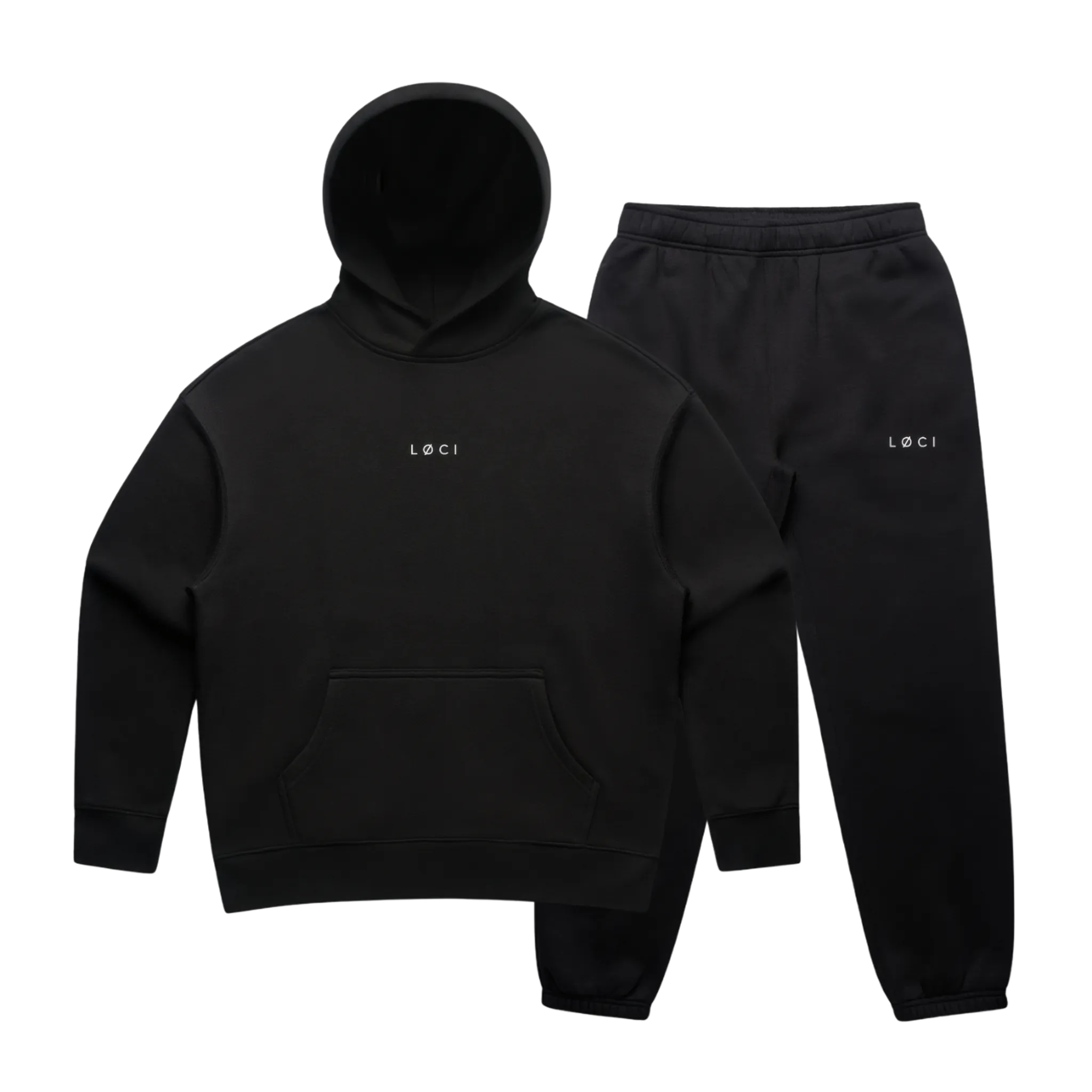 BASE WOMEN'S HOODIE SET - BLACK