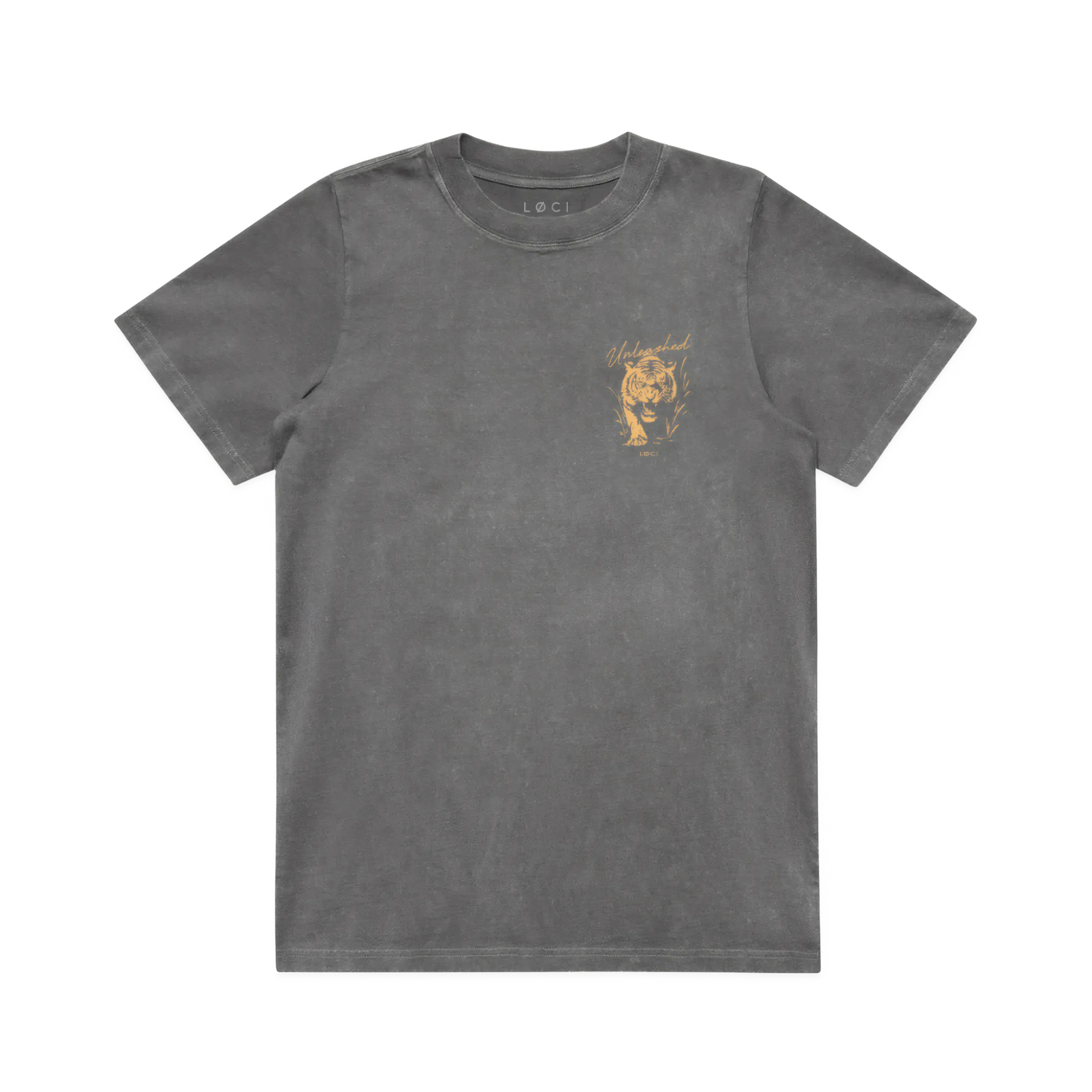 UNLEASHED T SHIRT COAL