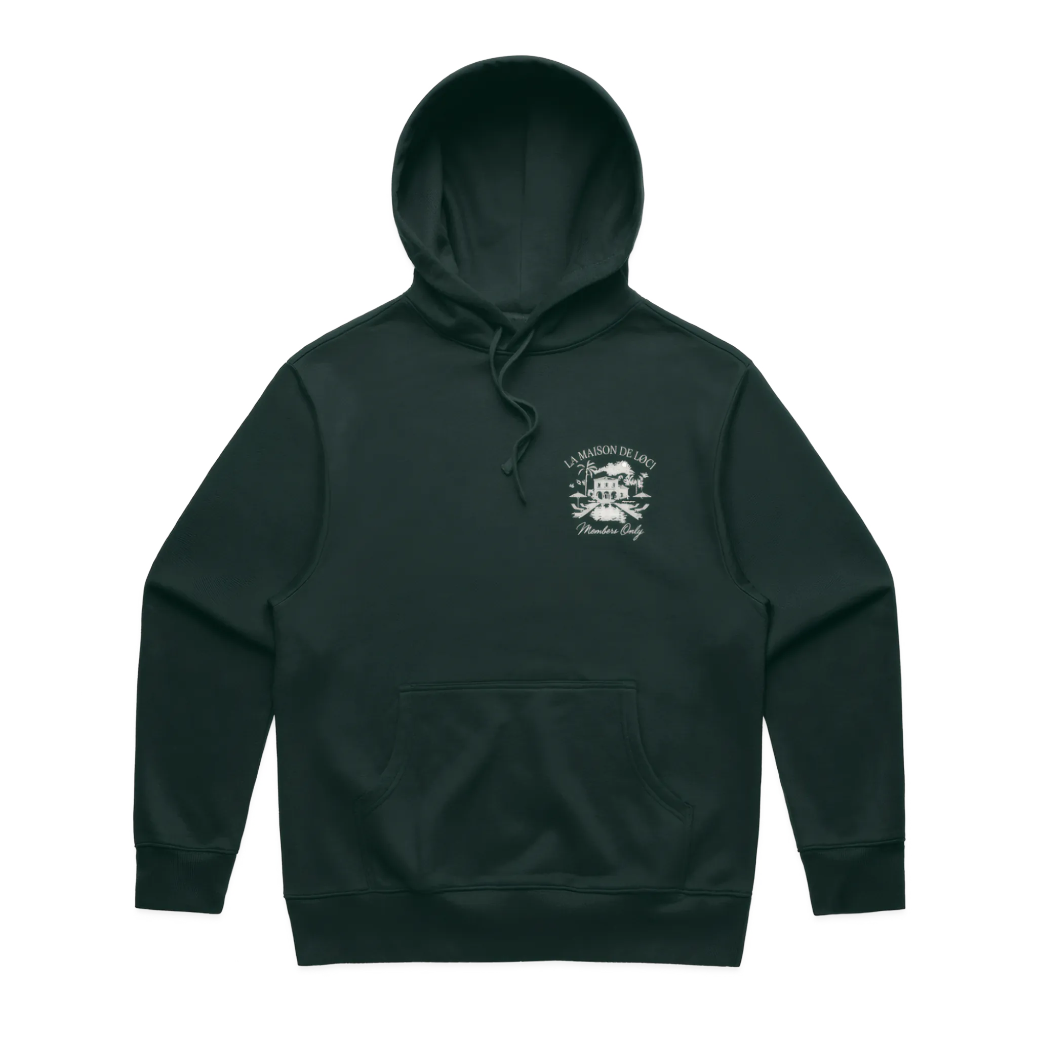 LA MAISON HOODIE - PINE GREEN
