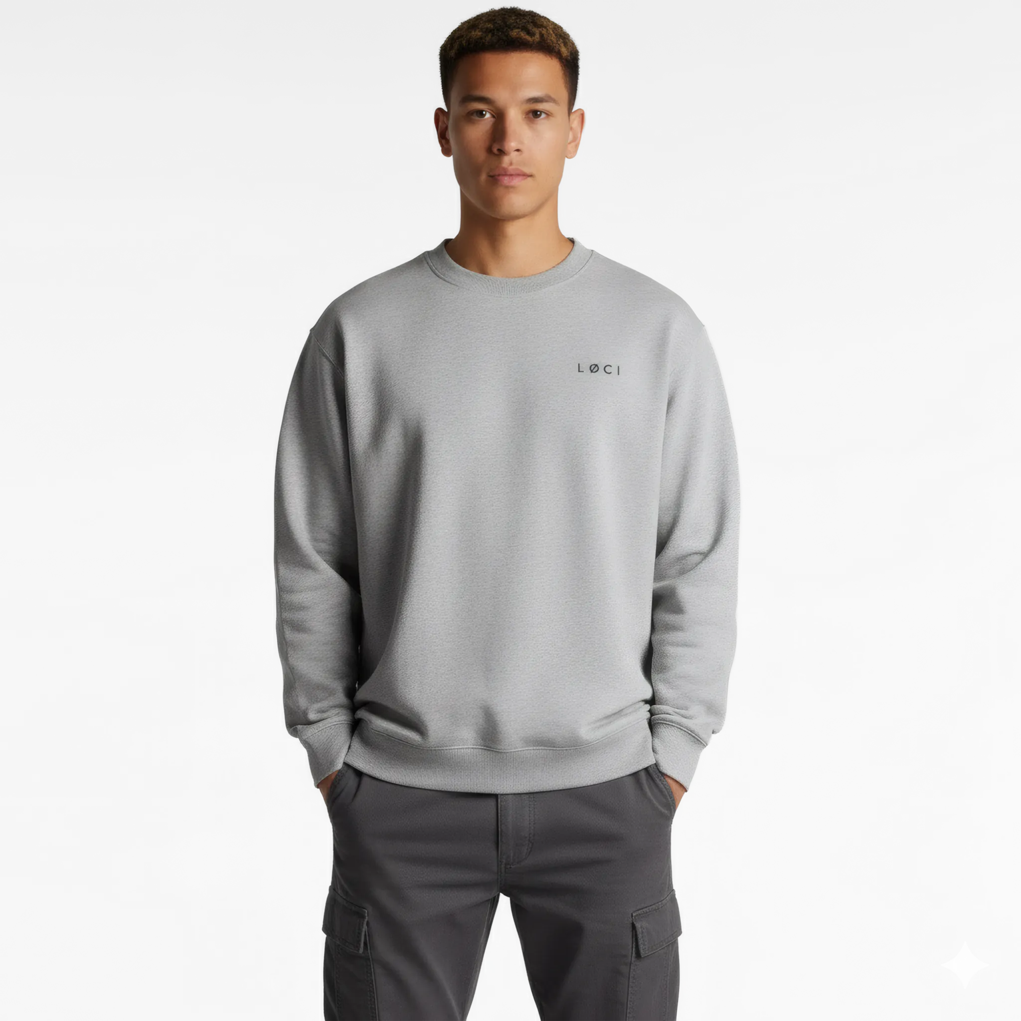 ICØN SWEATER - ATHLETIC HEATHER