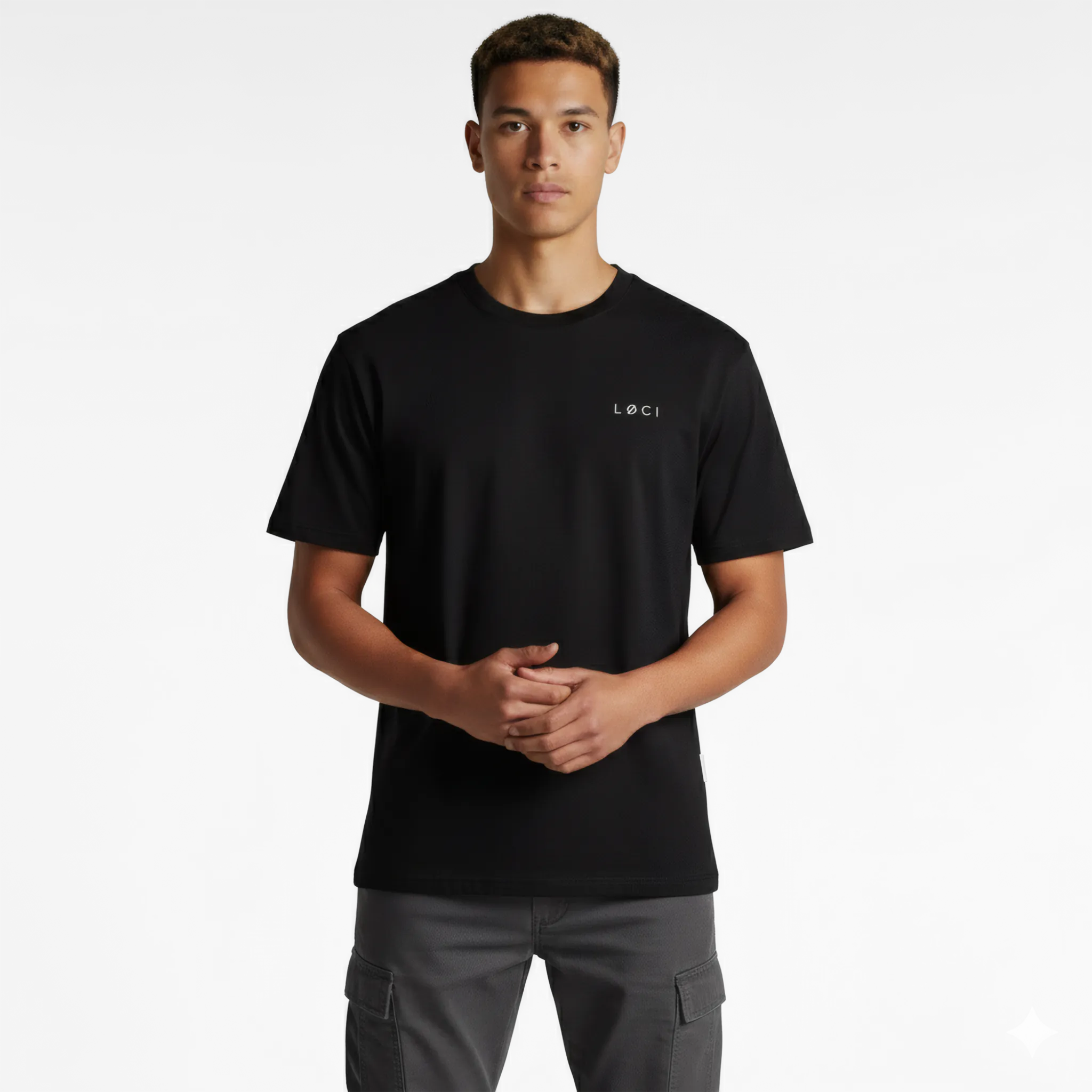 ICØN MEN'S T-SHIRT - VINTAGE BLACK