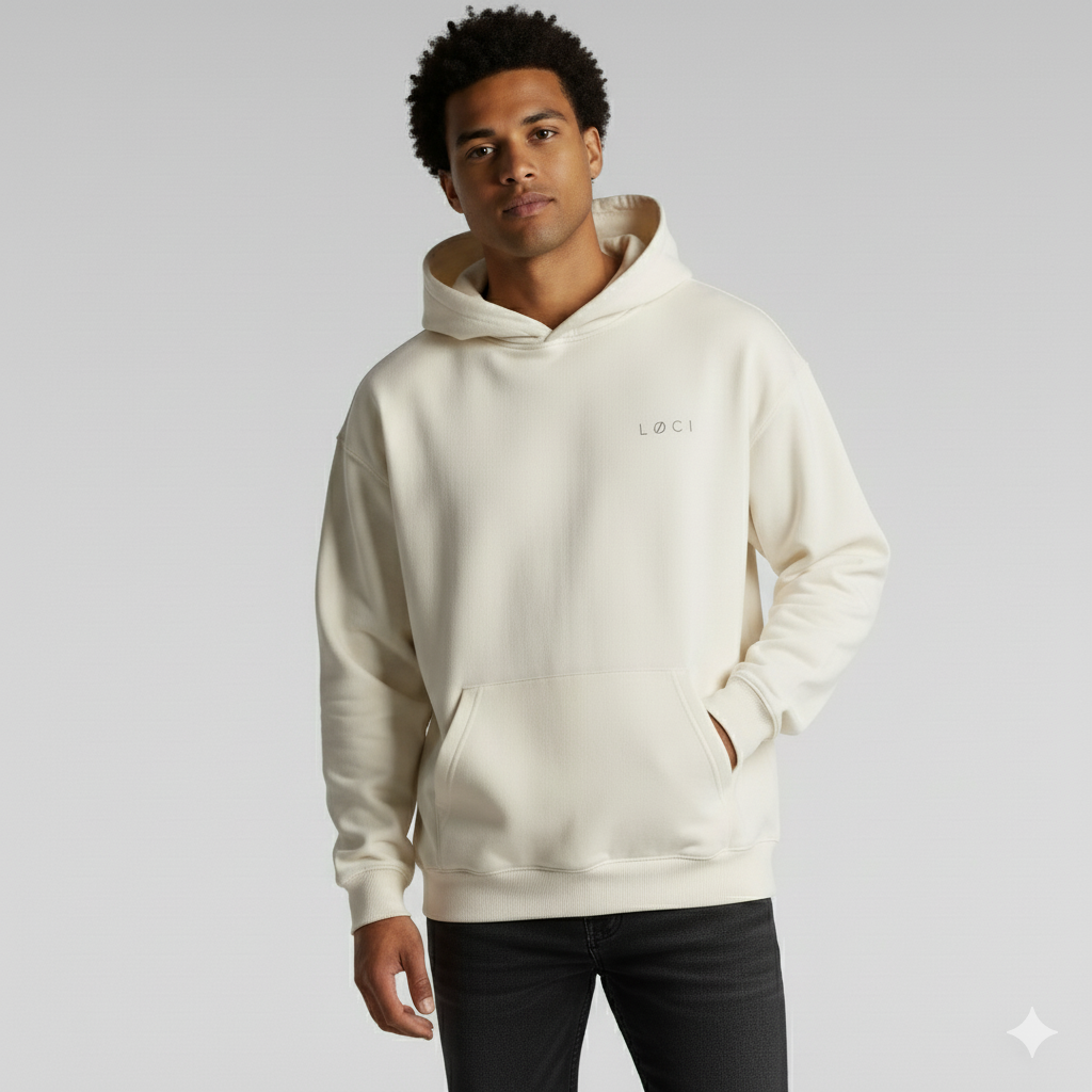 ICØN HOODIE - NATURAL