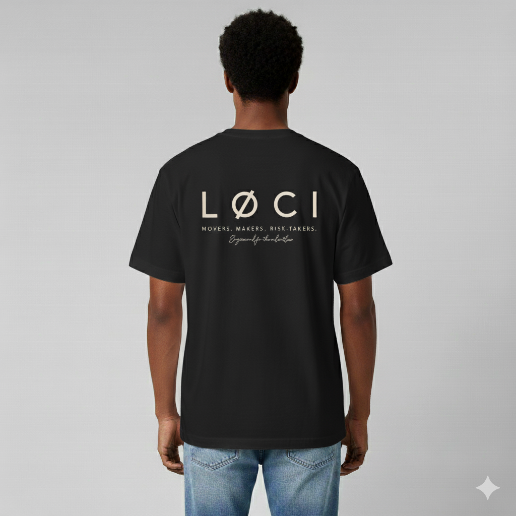 CØRE MEN'S VINTAGE-WASH T-SHIRT - COAL