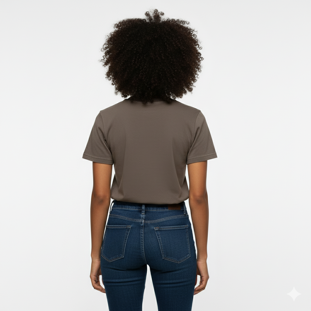 CØRE WOMEN'S VINTAGE-WASH T-SHIRT - GREY