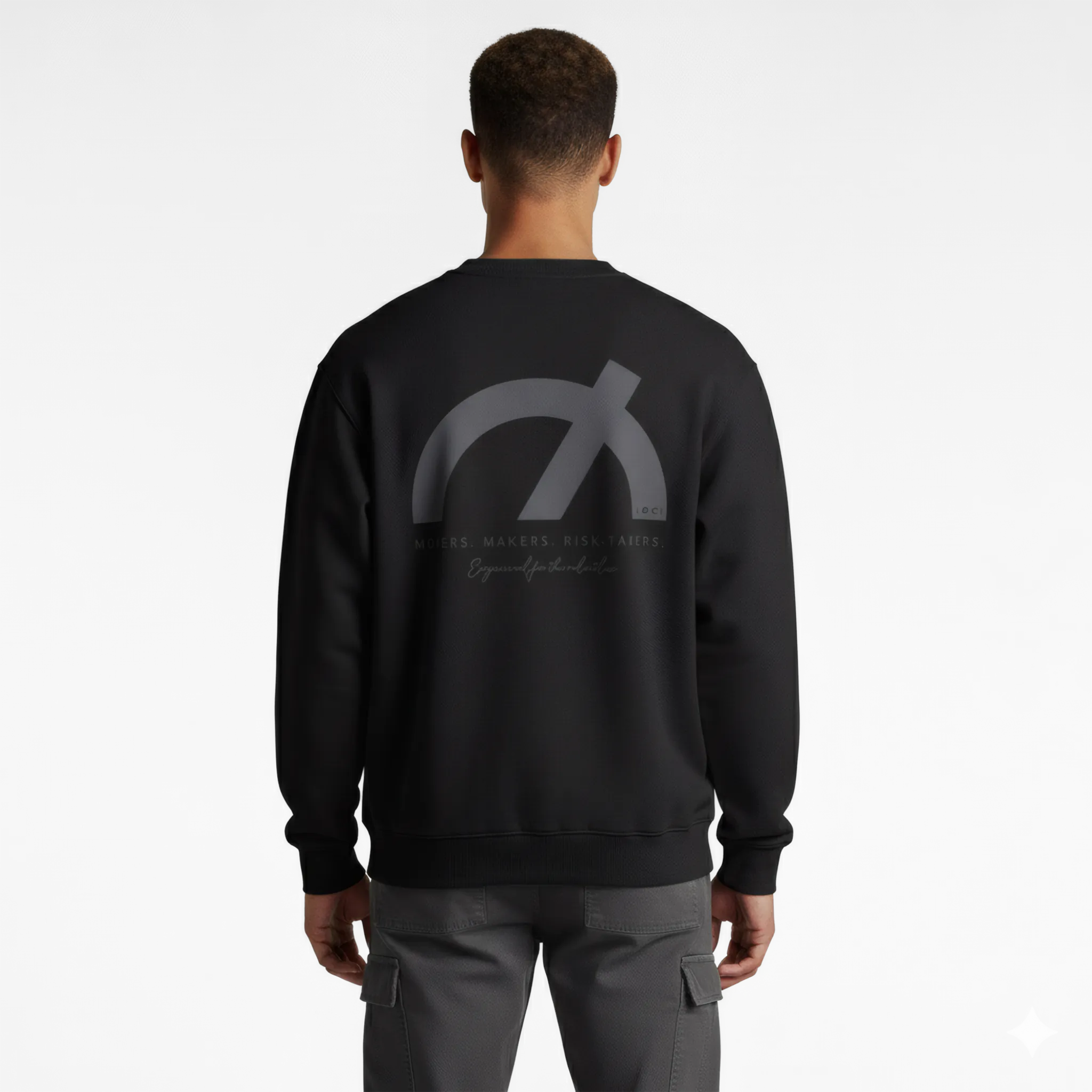 ICØN SWEATER - BLACK