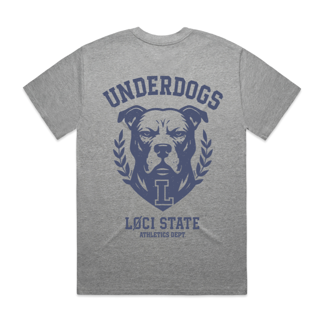 UNDERDOGS T-SHIRT - ATHLETIC HEATHER