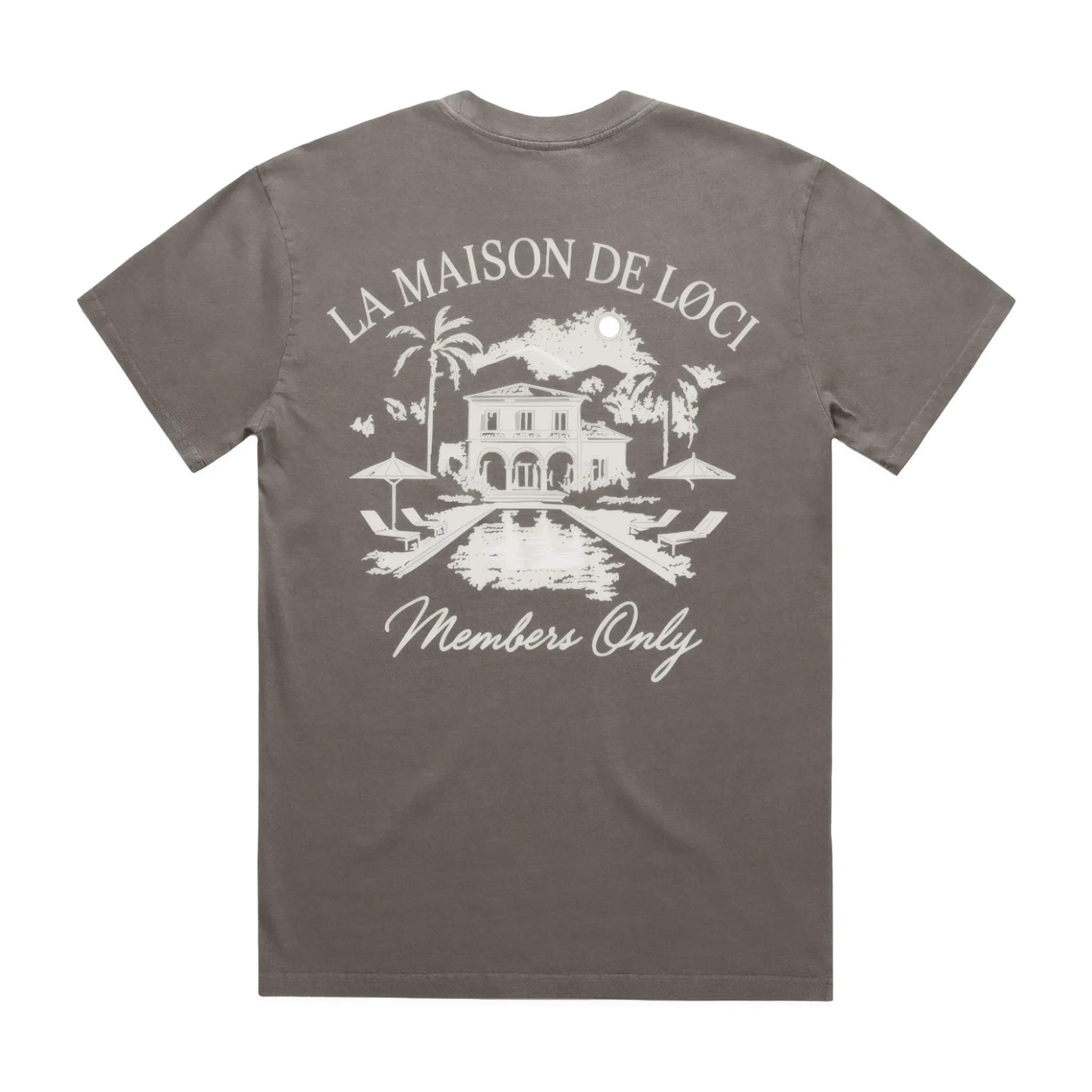 LA MAISON MEN'S T-SHIRT - VINTAGE GREY