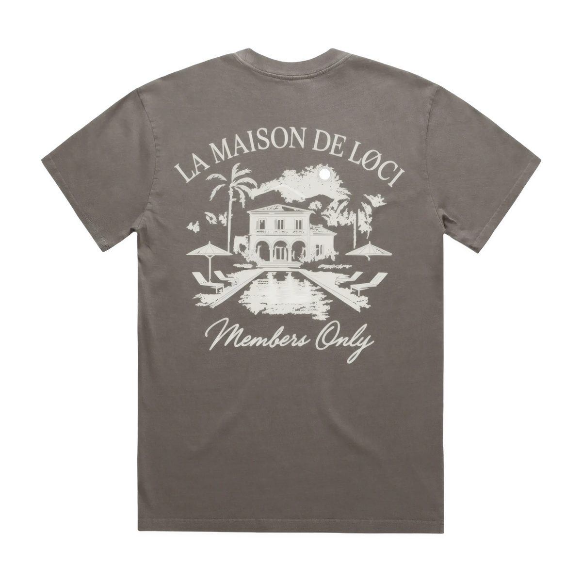 LØCI Men's Vintage Grey T-Shirt