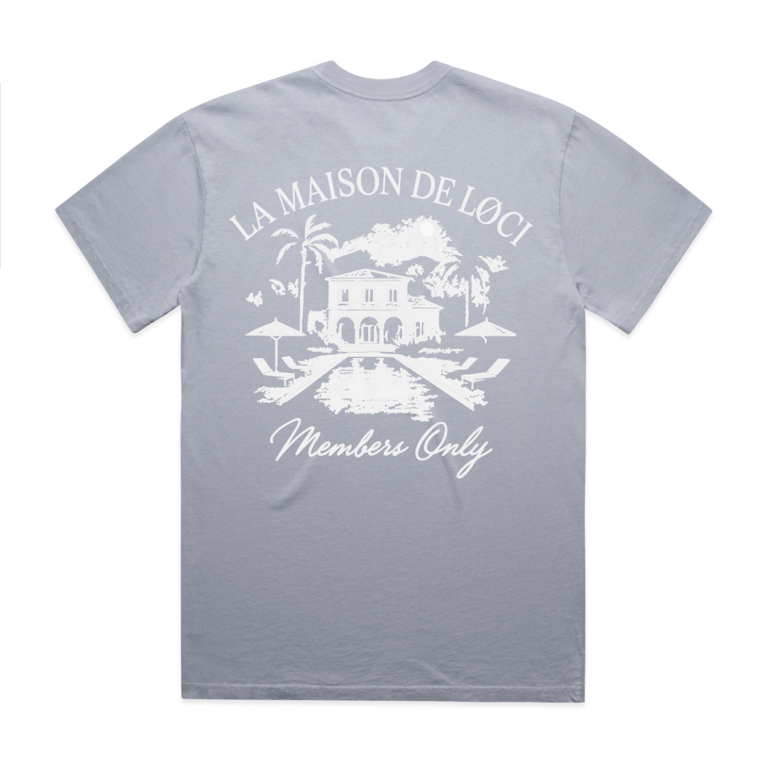 LA MAISON MEN'S T-SHIRT - VINTAGE POWDER