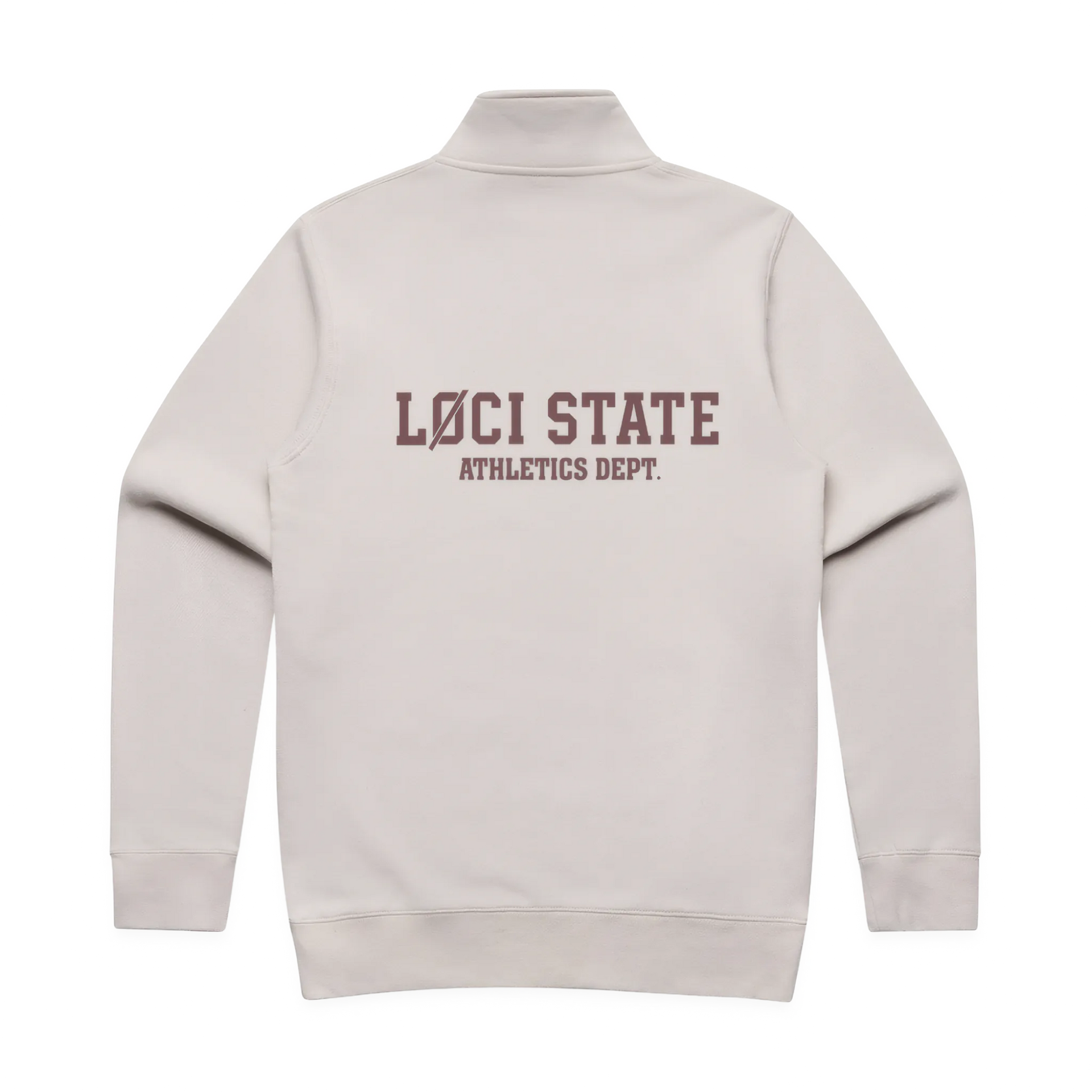 STATE HALF ZIP SWEATER BONE