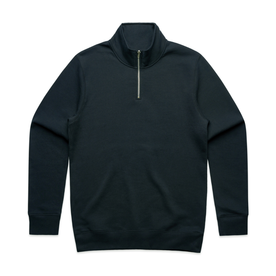 LØCI STATE HALF ZIP SWEATER - NAVY