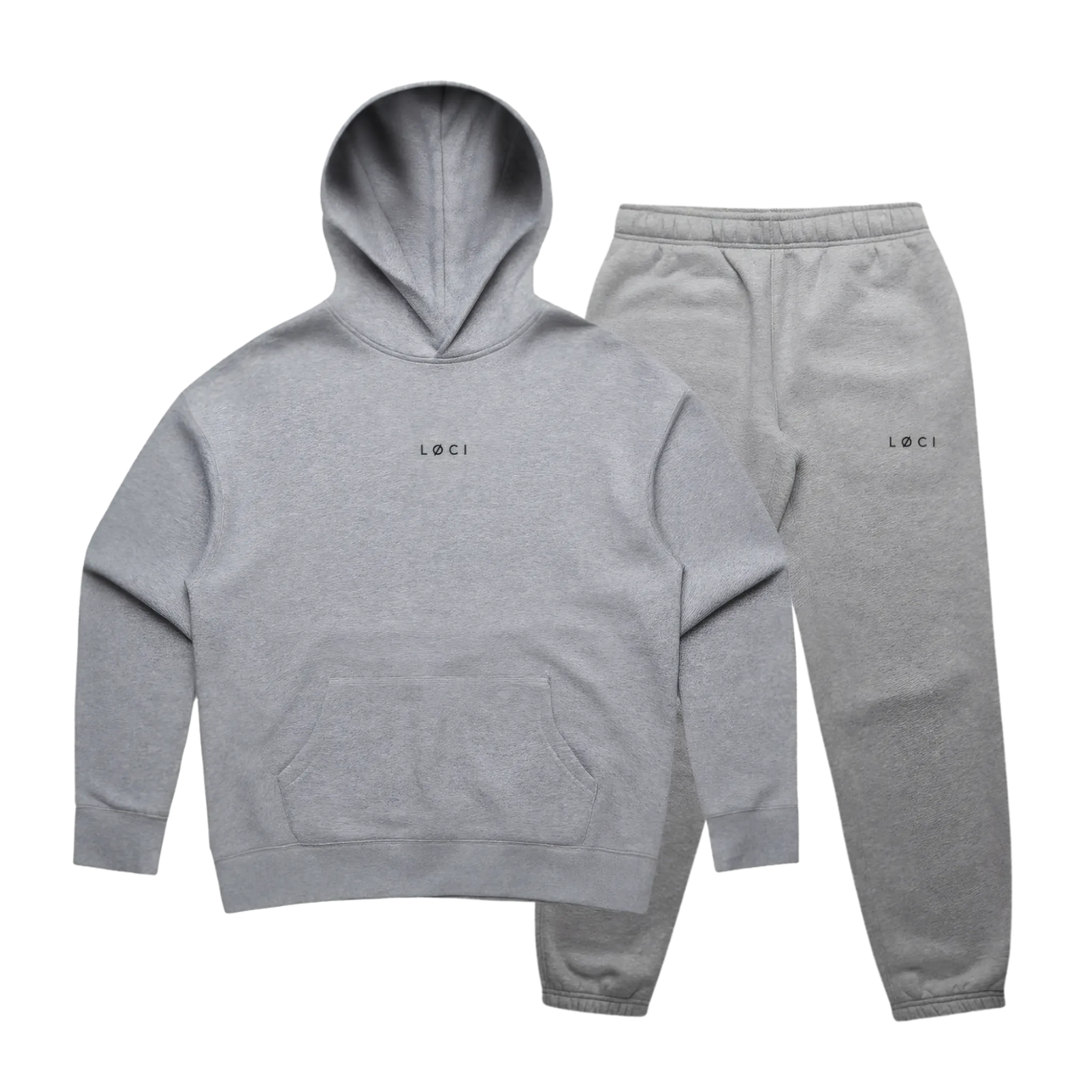 BASE WOMEN'S HOODIE SET - ATHLETIC HEATHER