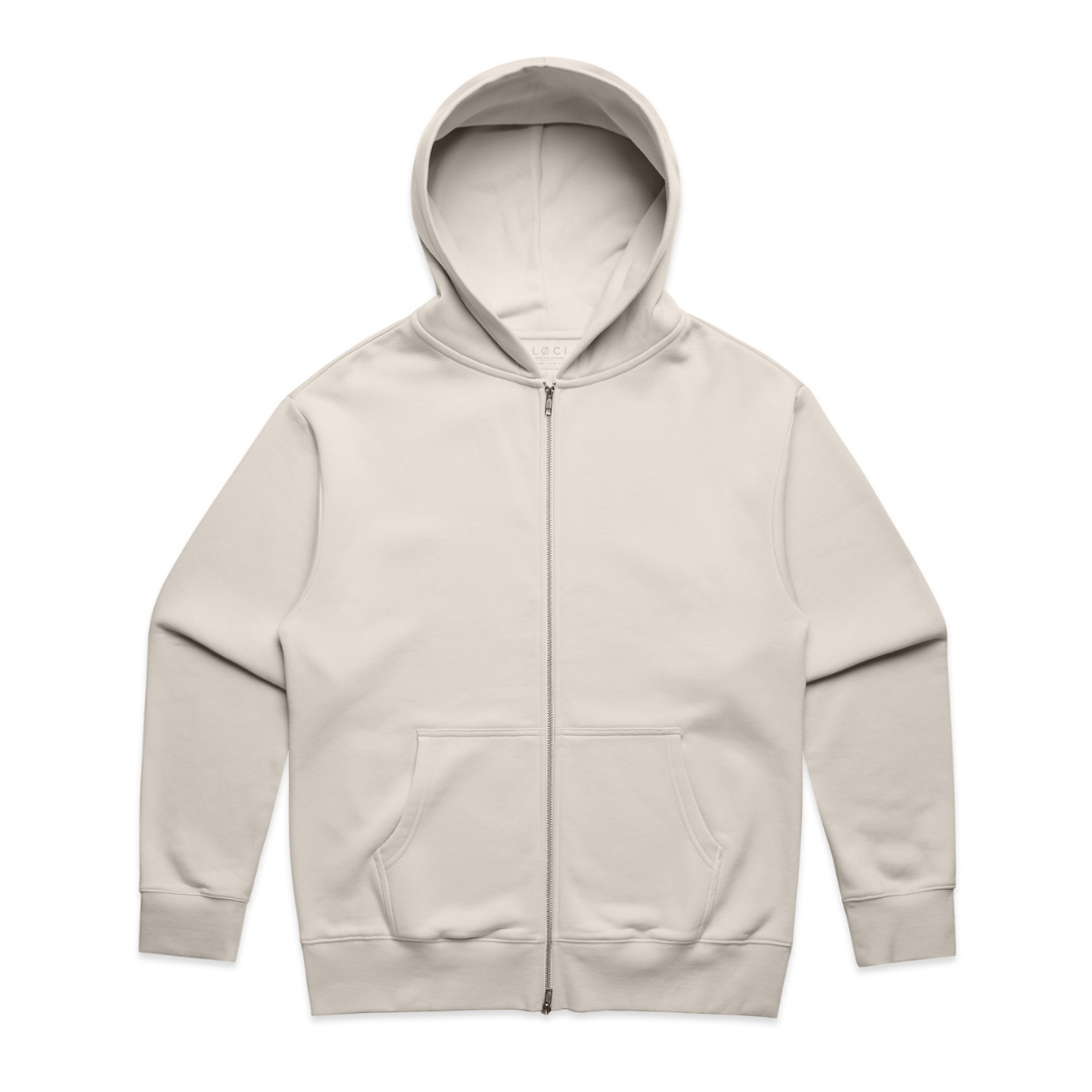 LA MAISON ZIP HOODIE - BONE