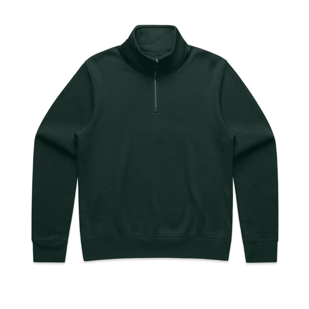LA MAISON WOMEN'S HALF ZIP SWEATER - PINE GREEN