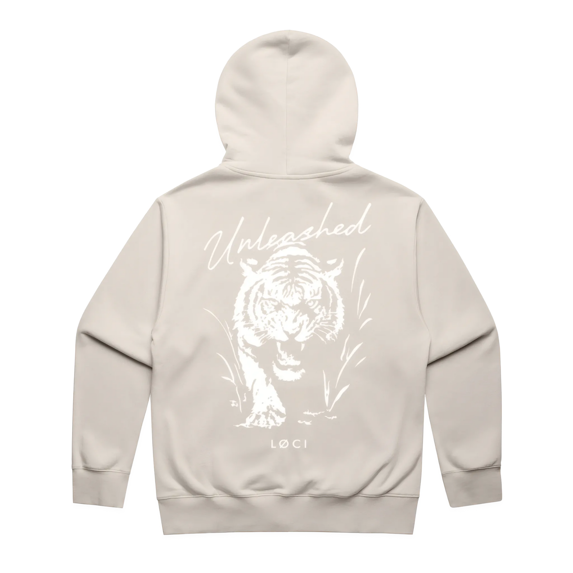 UNLEASHED ZIP HOODIE BONE