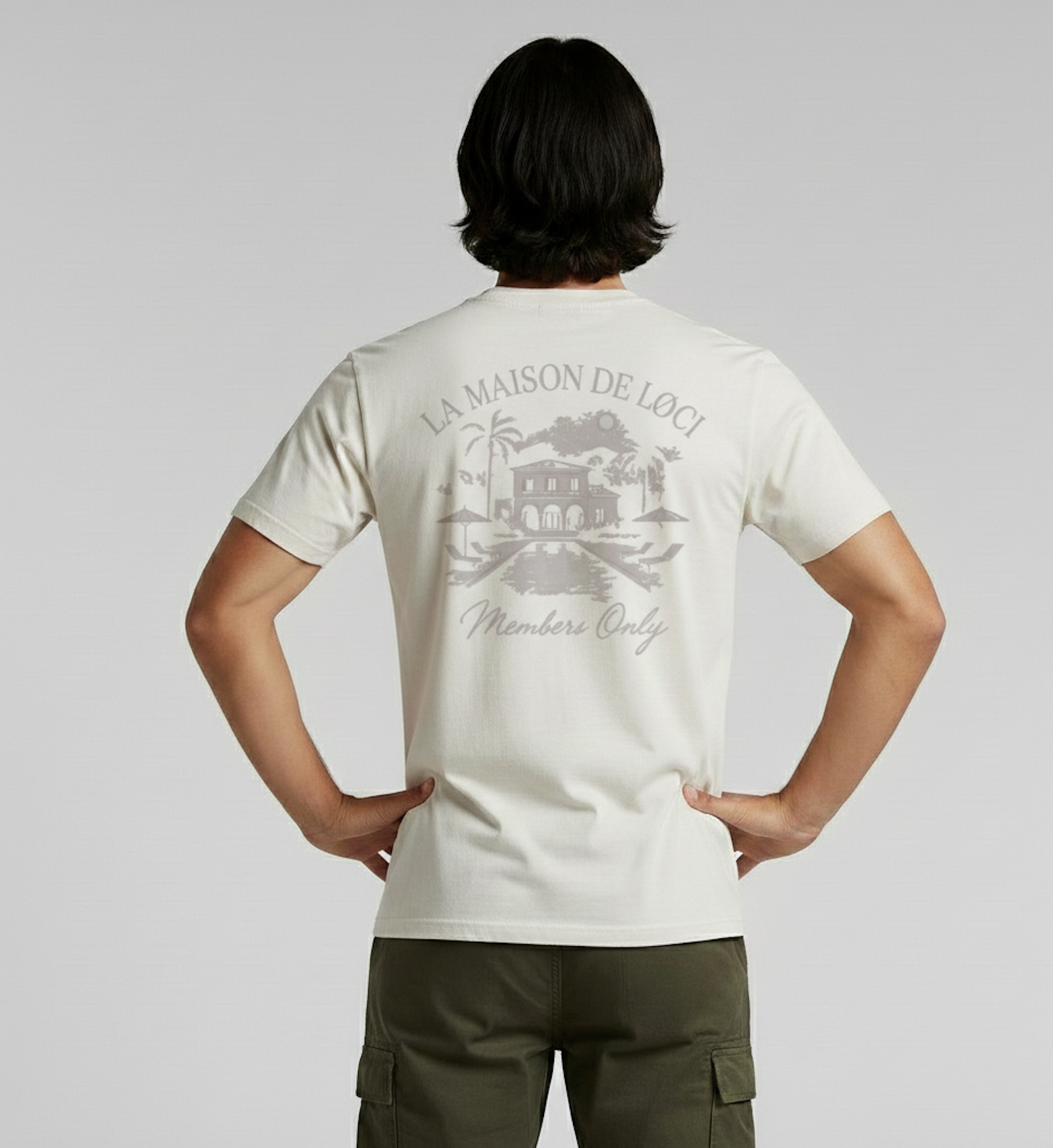 LA MAISON MEN'S T-SHIRT - VINTAGE BONE