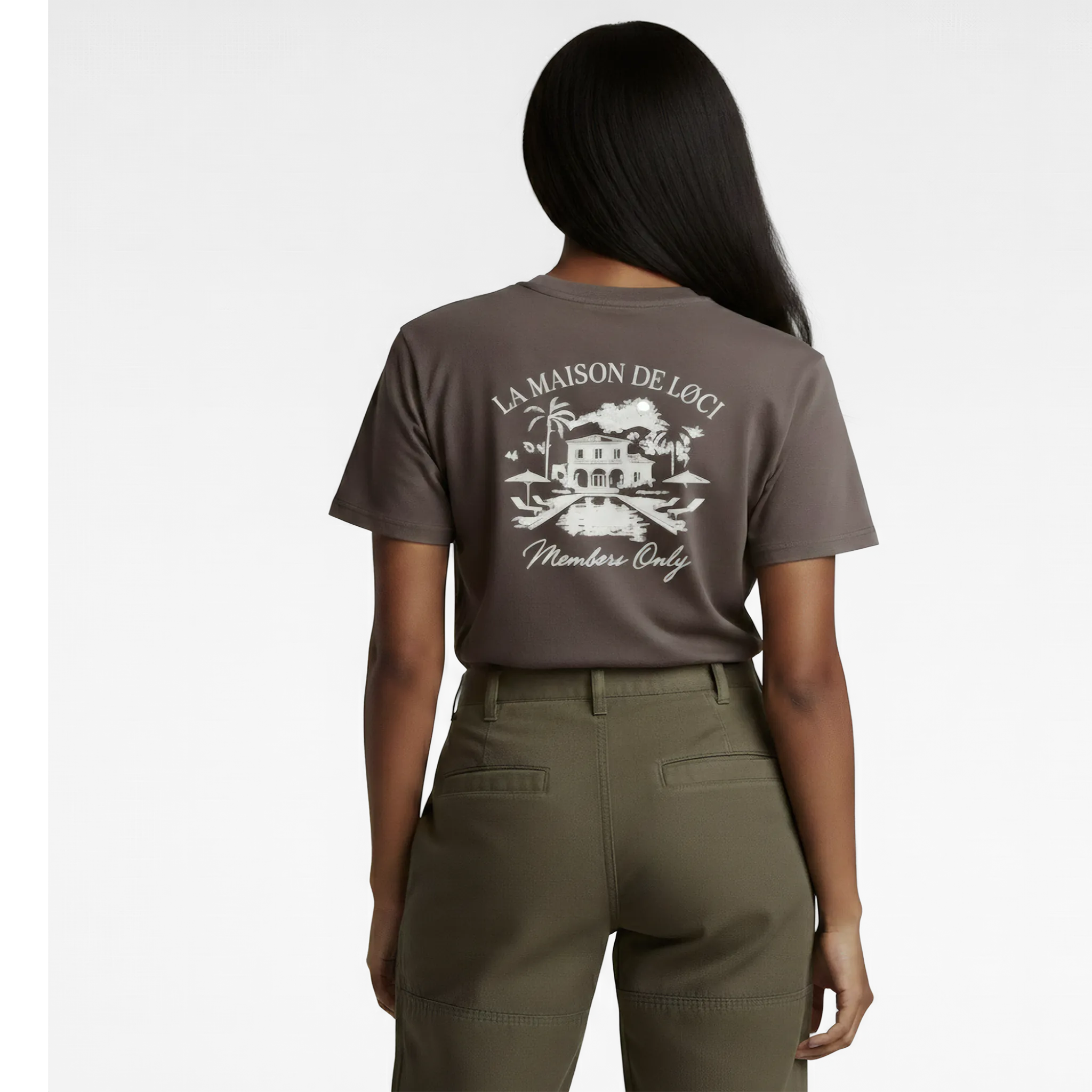 LA MAISON WOMEN'S T-SHIRT - VINTAGE GREY