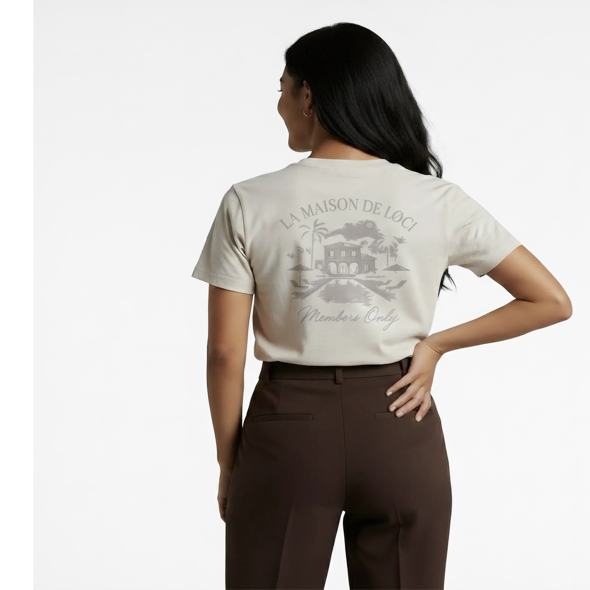 LA MAISON WOMEN'S T-SHIRT - VINTAGE BONE