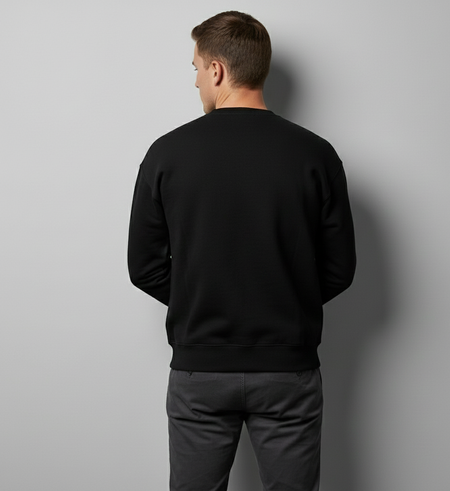 LA MAISON MEN'S SWEATER - BLACK
