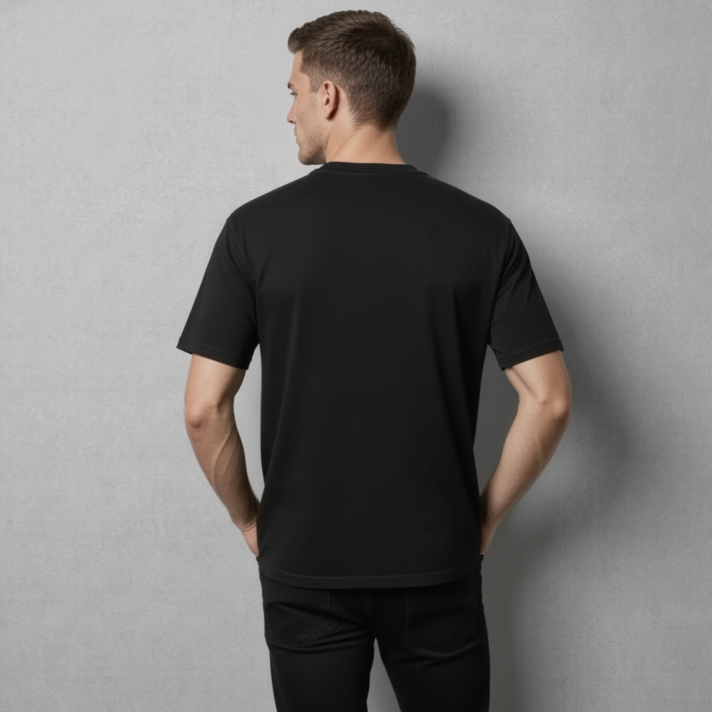 UNLEASHED MEN'S T-SHIRT - BLACK