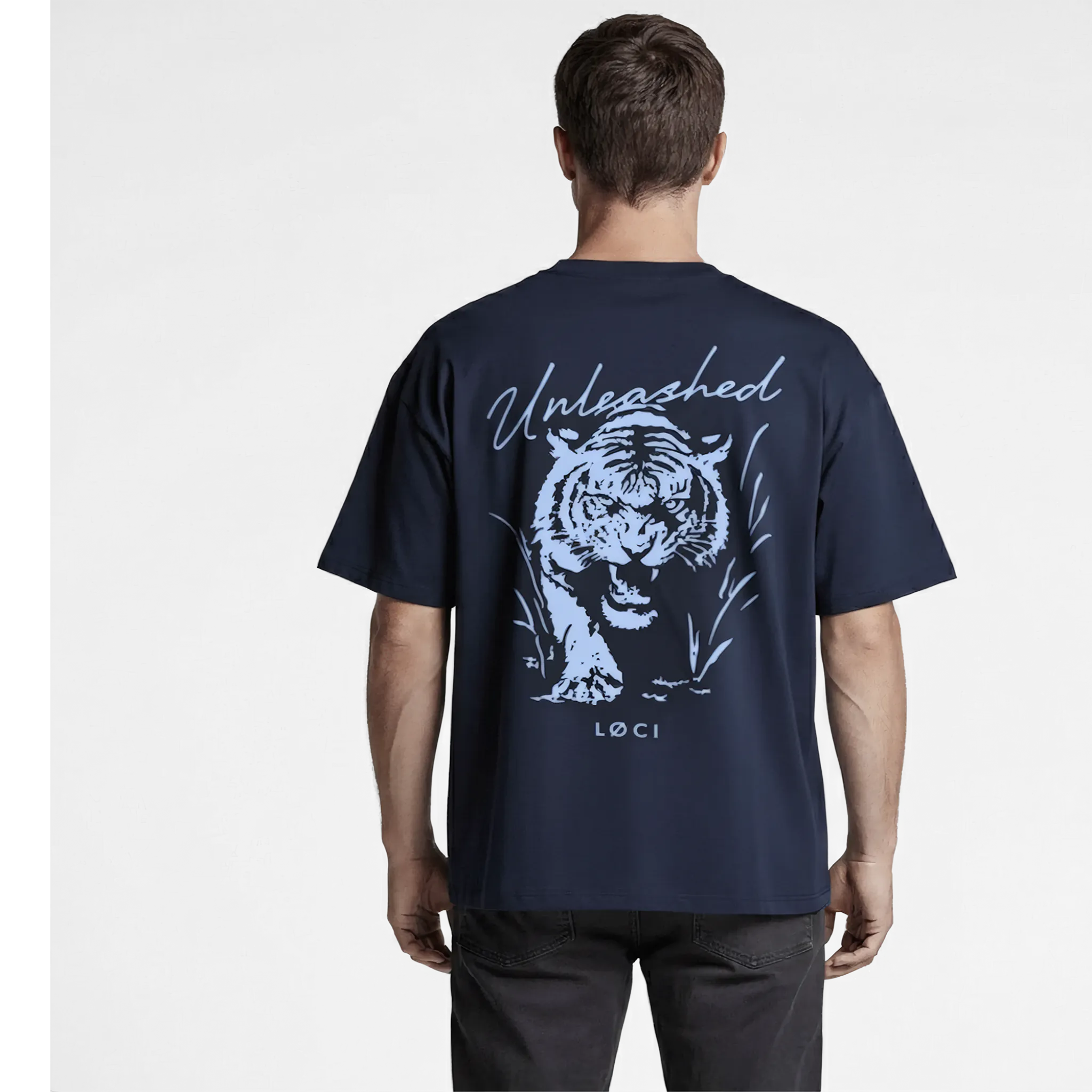 UNLEASHED MEN'S T-SHIRT - NAVY