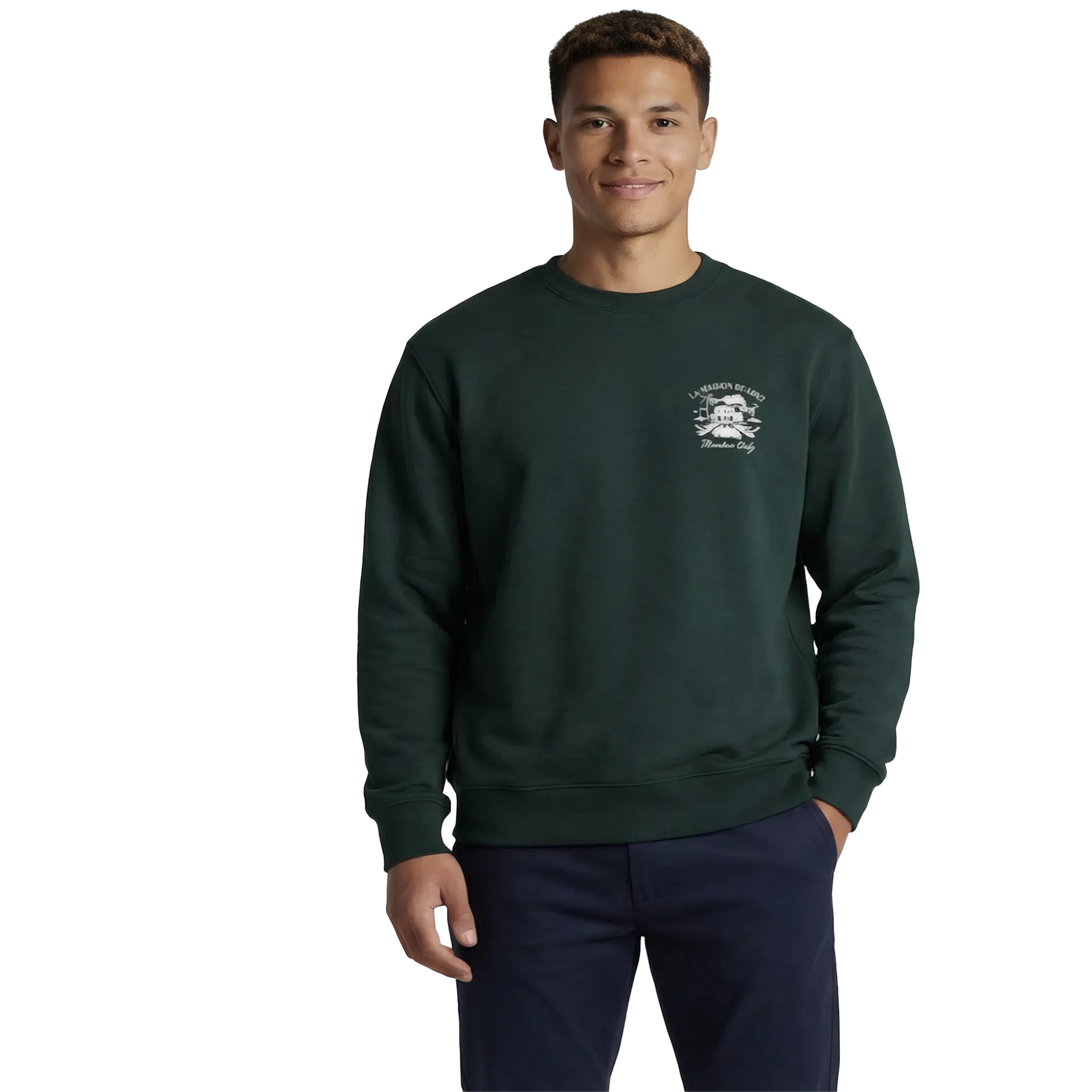 LA MAISON WOMEN'S SWEATER - PINE GREEN