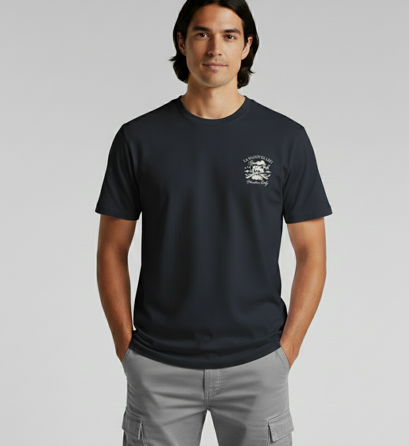 LA MAISON MEN'S T-SHIRT - NAVY