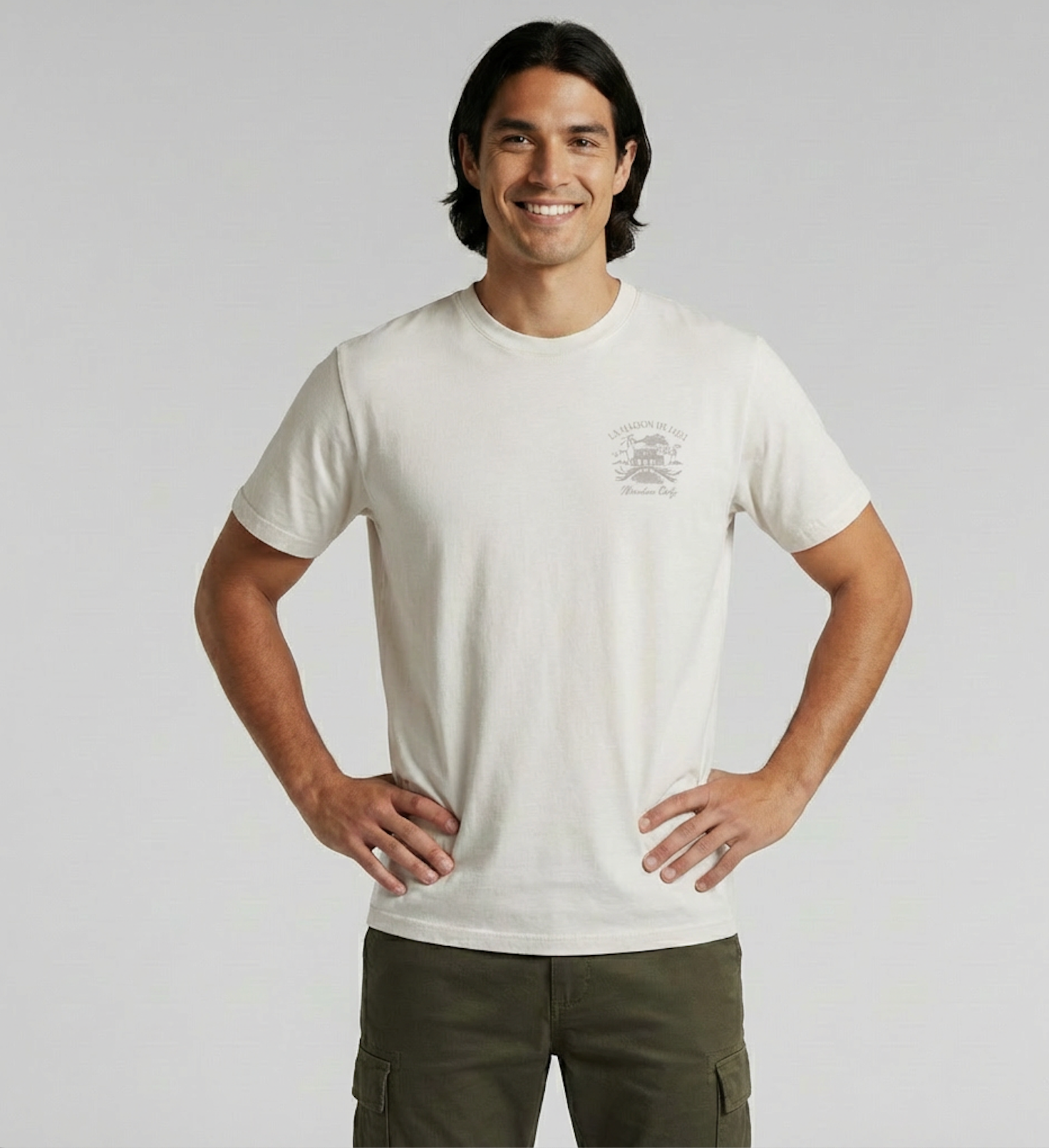 LA MAISON MEN'S T-SHIRT - VINTAGE BONE