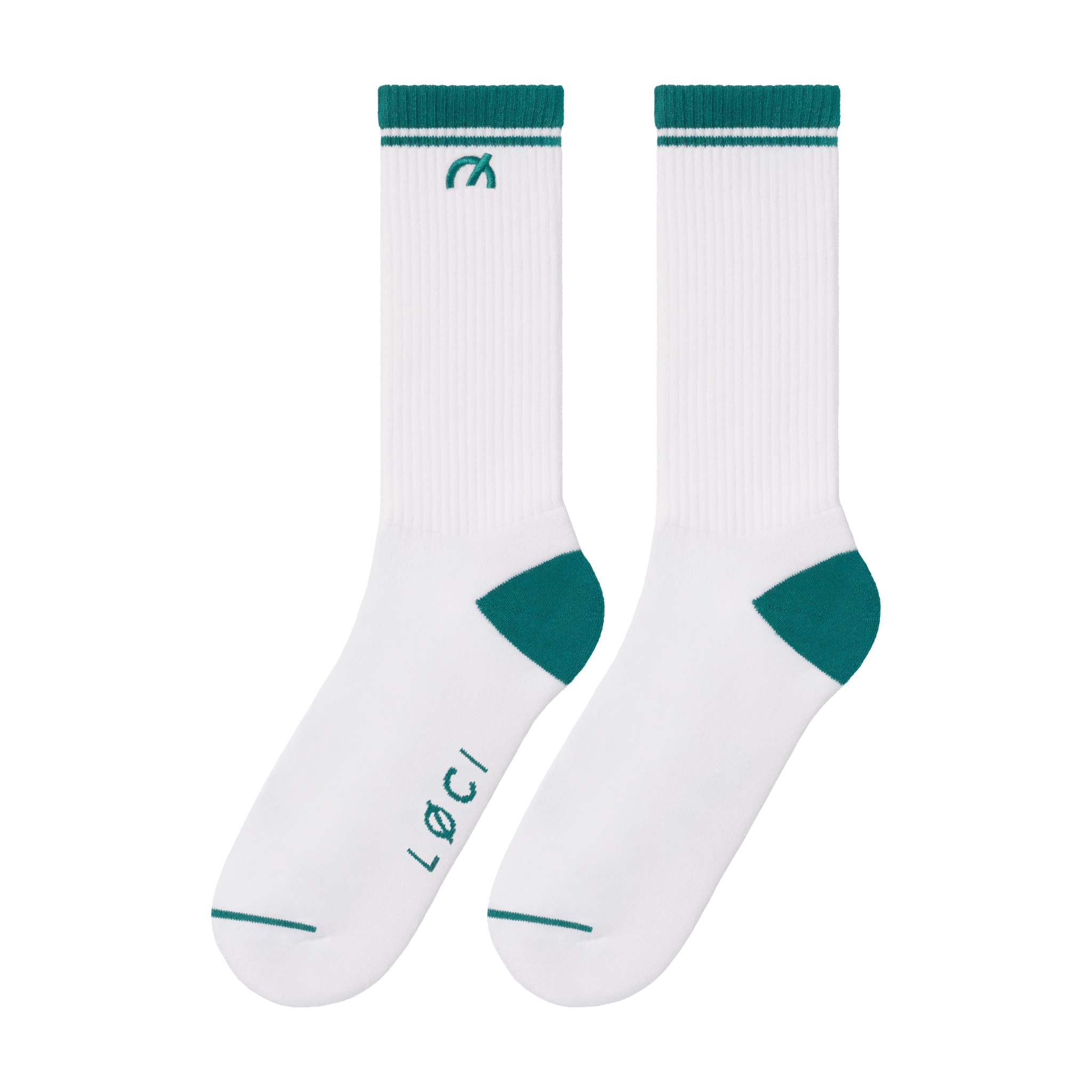 Stripe Cushioned Crew Socks - LØCI US